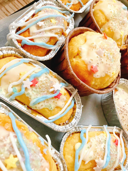 【調理時間5分】混ぜて焼くだけ簡単ケーキ