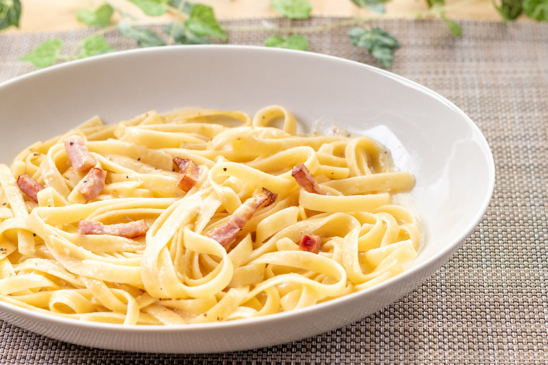 ゆでたまごやみつきパスタ
