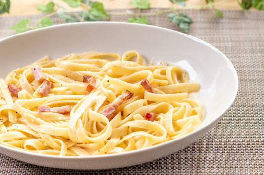 ゆでたまごやみつきパスタ