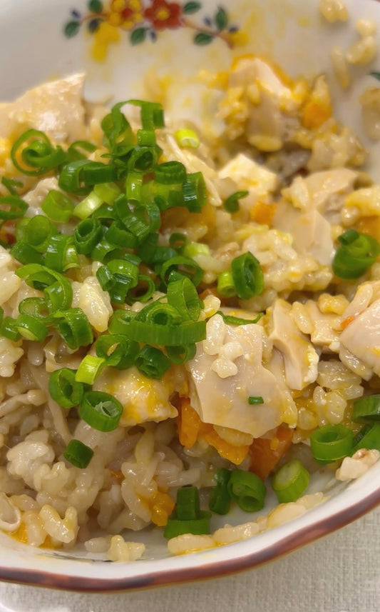 【炊飯器レシピ】しっとろ～り半熟煮たまご炊き込みご飯