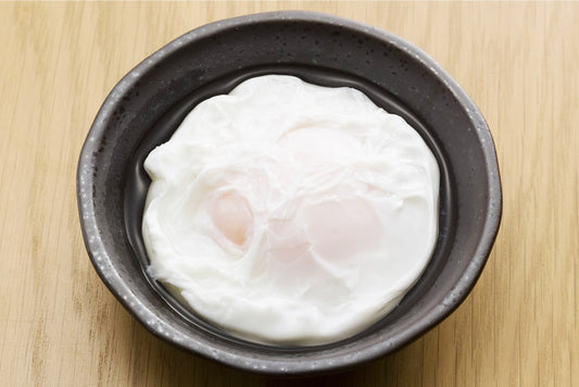 失敗しない、お玉で作るポーチドエッグ