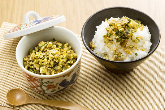 煎りたまごと大根葉の常備菜