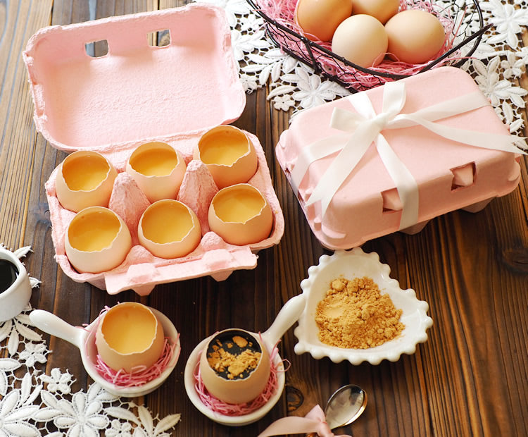 豆乳プリン〜黒蜜、きな粉